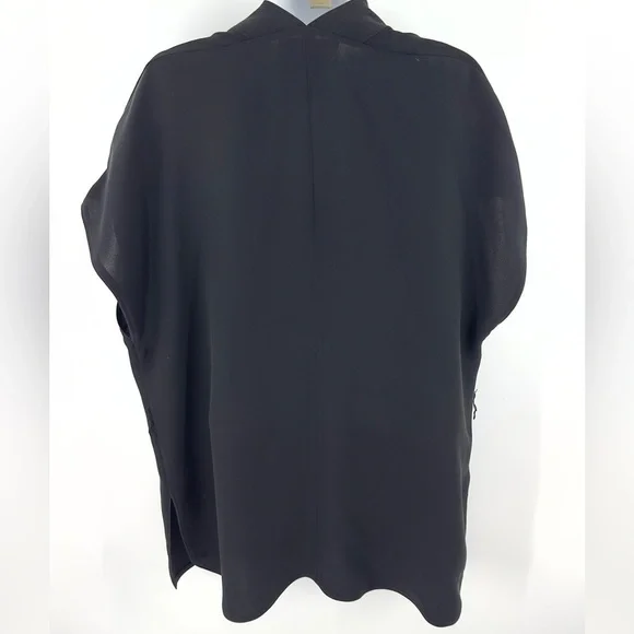 Lafayette 148 Silk Cardigan Womens Medium Sleeveless Jacket Quiet Luxury Capsule - Picture 2 of 7